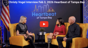 Christy Vogel interviewed on The Heartbeat of Tampa Bay - click to watch full interview